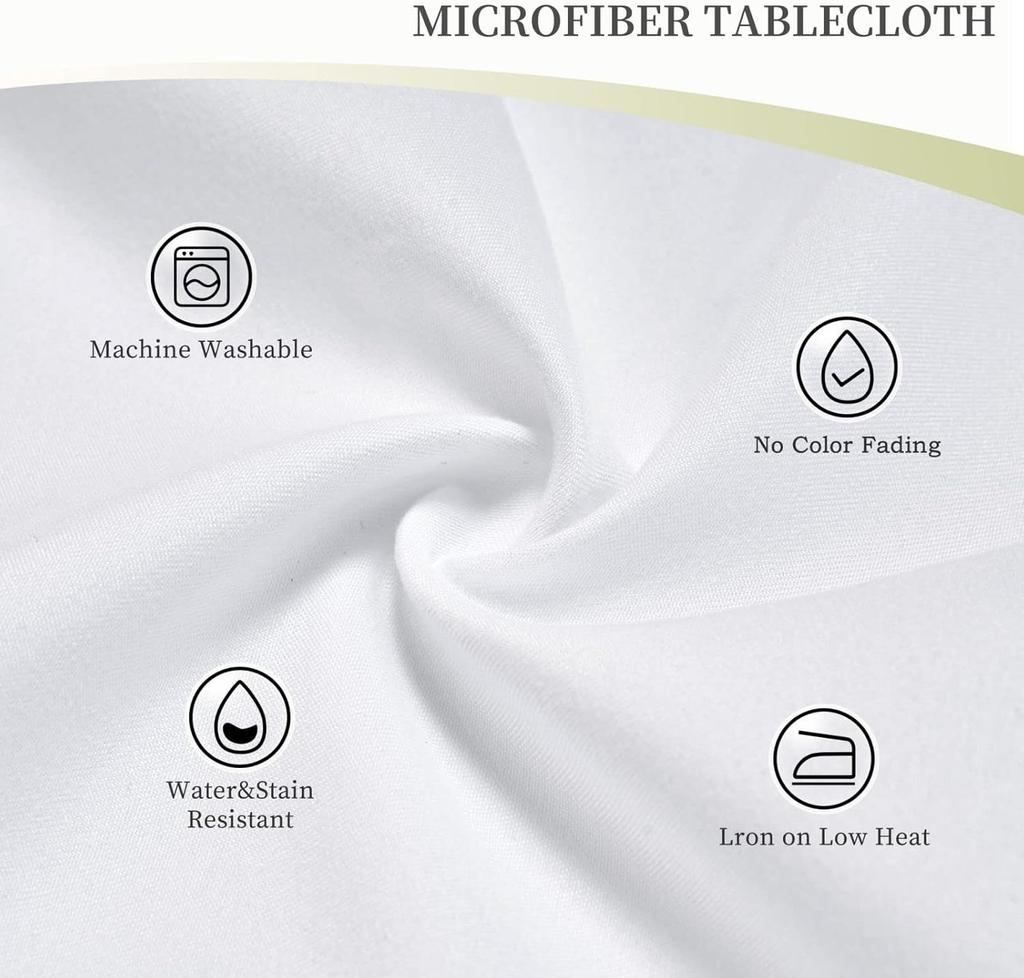 Summer Seashell Starfish Rectangle Tablecloth for Table Decor Washable Farmhouse Kitchen Dining Tablecloth Wedding Party Decor
