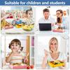 With Cutlery Lunch  Containers 5 Compartments Salad Box Picnic Box Children Lunch Boxes  Kids