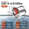 High Temp Resistant Stainless Steel Axial Fan, 220V/380V Silent Kitchen Exhaust & Industrial Duct Fan