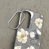 Blumendruck Matte TPU Leder Textur Handyhülle für Samsung S25 Ultra S24 FE S23 S22 S21 A56 A36 A16 A15 A55 A35 Schlanke stoßfeste weiche Rückseite