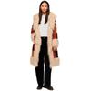 Superdry Patchwork Long Afghan Coat