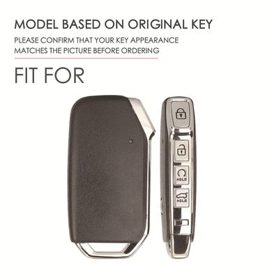 Car Key Cover Is Suitable for Korean Kia Smart Run Key Cover, Lion Run Genuine Leather Protective Case, Cowhide Key Bag.