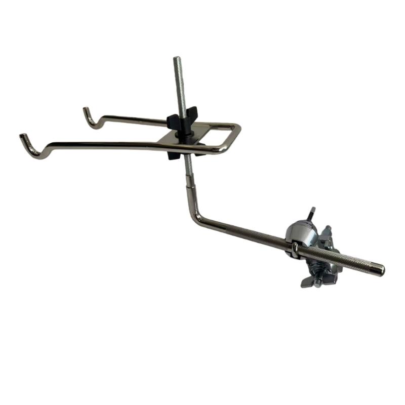 Drum Extension Clamp Drum Support Drum Holder Stand Drum Clamp Extension Clip Cymbal Drum Arm Stand Holder Double Design
