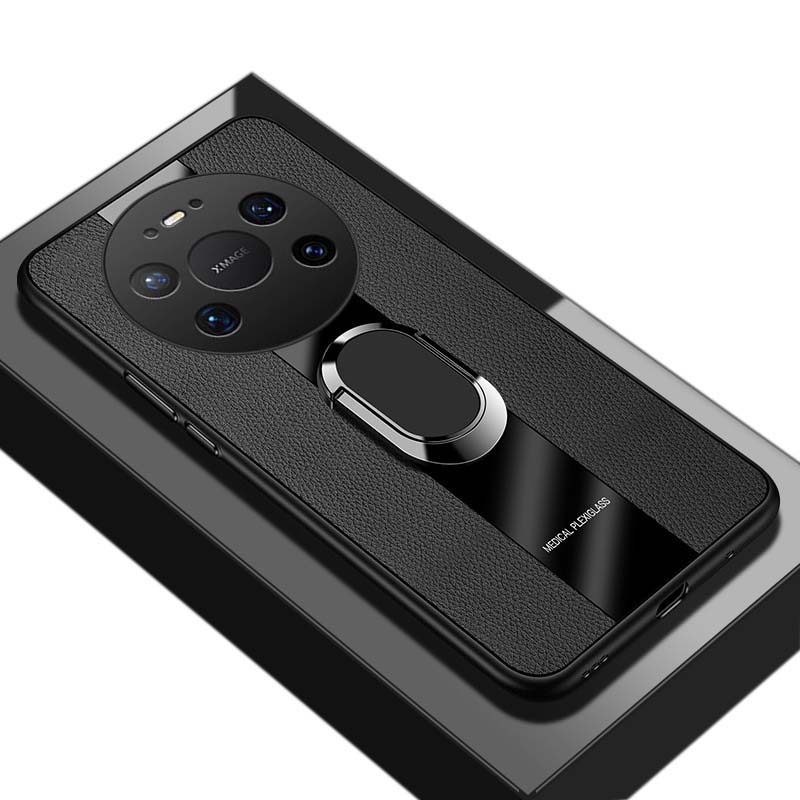 For Huawei Mate 80 Pro Case Business Elliptical Bracket All-Inclusive Shockproof Leather Soft Silicone Fashion for Huawei Mate 80 Pro Plus Back Cover