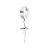 Jewelry Titanium Steel Punk Cool Men Women Ear Clip Stud Earrings Long Stick Pendant Fashion Hip Hop Drop Party Earring