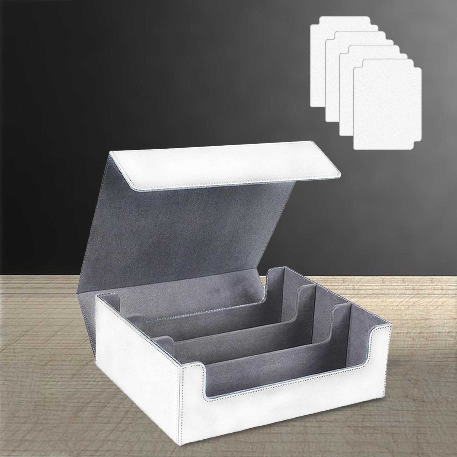 

Trading Card Deck Box Gathering Card Toy W/ Magnetics Closure Game Card Storage Collectible Game Card Case Protectors Container