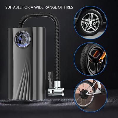 7.4/12V Electric Air Compressor High Precision Mini Tire Pump Quick Inflating Auto Air Compressor Cigarette Lighter for Car Auto