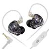 KZ Gale In-Ear Gaming Earphones E-sports Bass Metal Earbuds for Video Game Stage Live Sound Headphones