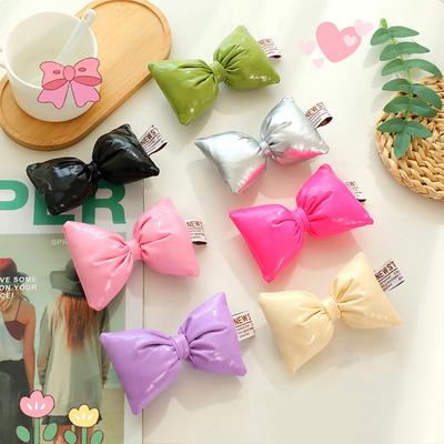 Sweet Cute Colorful Bow Accessories  Elegant Big Bow Charms Minimalist All-Match Vintage Bow Diy Decorations Gifts
