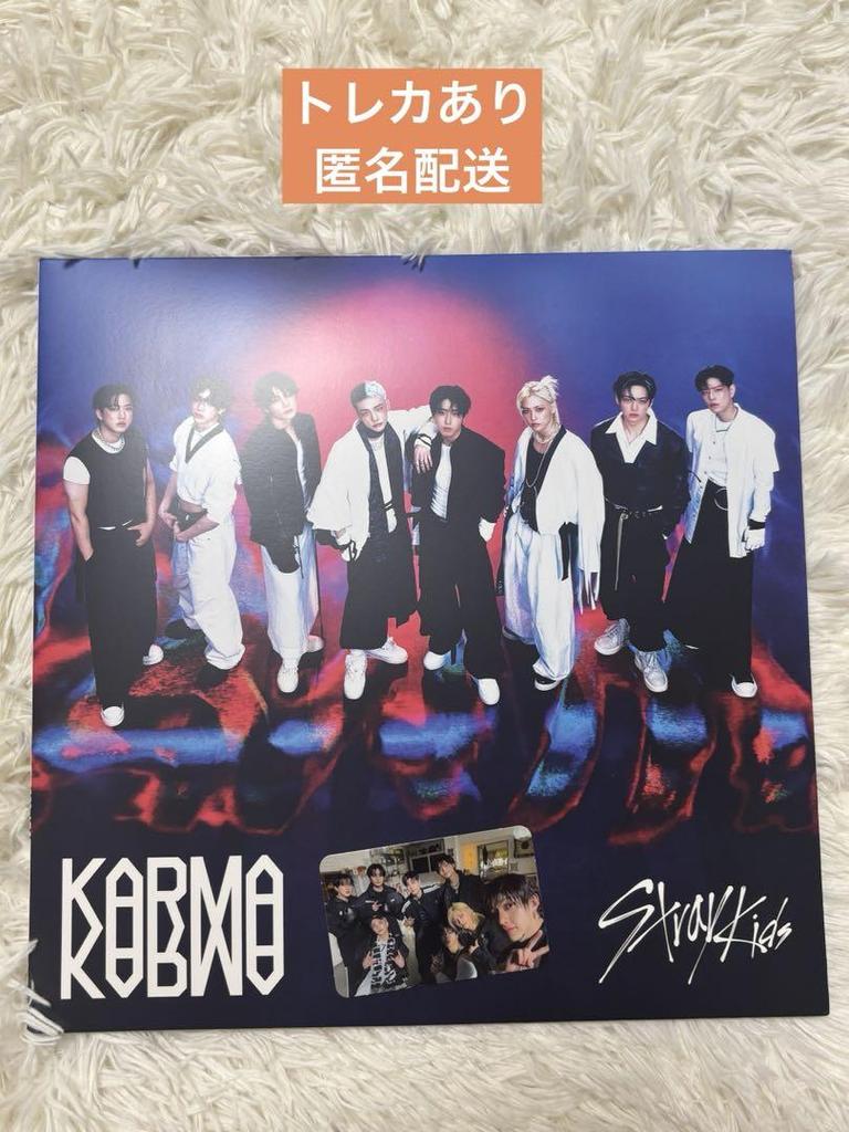 [USED] Stray Kids KARMA Vinyl CLEARSAPPHIRE Trading Card