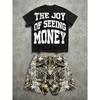 Fashion Letter Pattern Printed Men's T-shirt and Shorts 2 Piece Set Summer Casual Outfit for Men's and Women's Clothing Top