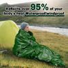Heavy Type Emergency Sleep Bag With Whistles Waterproofed Insulation For Extreme Cold Weather Survival