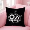 O-Ozzy Osbourne Band Lead Singer Pillow Case Safe Custom Photo Pillow, Anti-Fade Brushed Fleece Cushion, Maternal & Infant Safe.