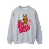 Scooby Doo Mens Love Heart Sweatshirt