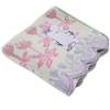 Marushin Moomin Hand Blooming Maze 1405015200 Towel, 25x25cm, Appliqué Embroidery, No-Twist Yarn,