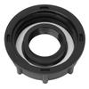 3 Peças Conector de Tanque IBC Rosca Grossa Adaptador de Dreno de Mangueira Acessório de Plástico 60mm Diâmetro InternoG1