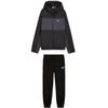 Outdoor Sports Zip Hooded Jacket With Drawstring Breathable Long Pants Casual Set Women Sets 684108-01+682126-01