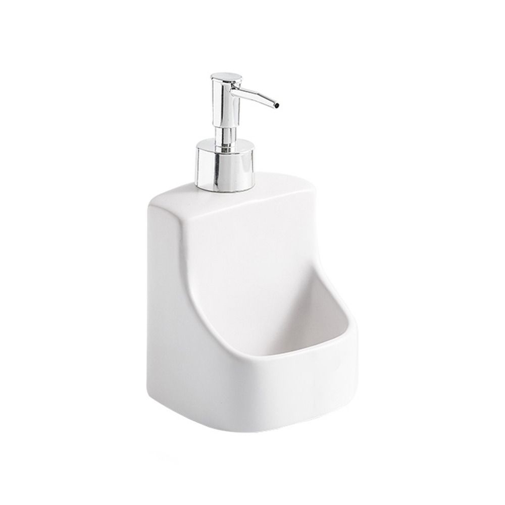 Ceramic Dish Liquid Dispenser 2in1 Refillable Lotion Bottles Ceramic Soap Dispenser  Hotels