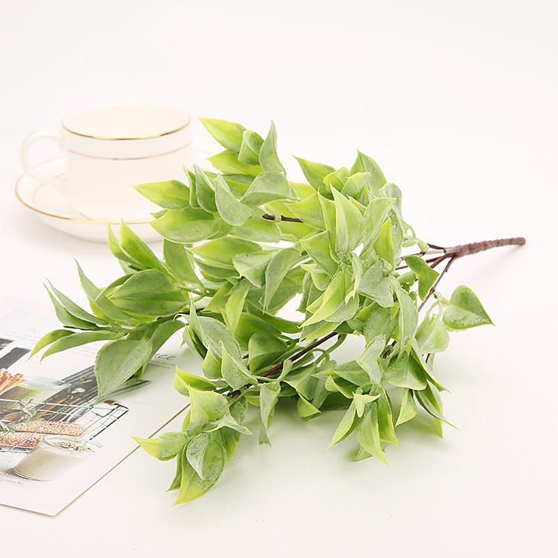 Plastic Greenery Fake Flower Bush For Home Decoration And Outdoor Events