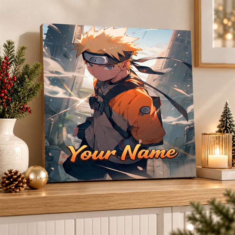 Naruto Uzumaki Custom Name Diamond Painting Personalized 5D Full Drill DIY Diamond Art Home Decor