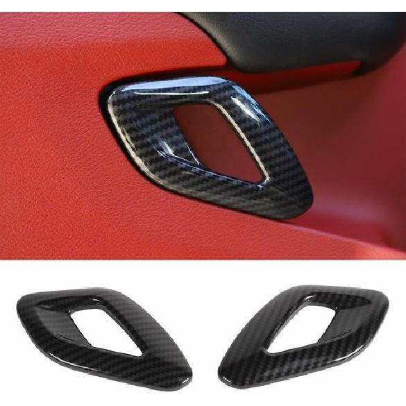 

Carbon Fiber Inner Door Handle Cover Trim Accessories for Dodge Challenger 2015+