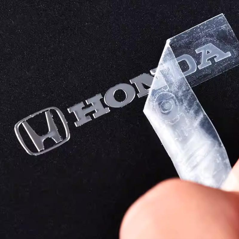 3D Metal Emblem Sticker Car Interior Decoration Styling Decals For Honda Civic FIT Accord Prelude CRV Jazz Acura ahm256