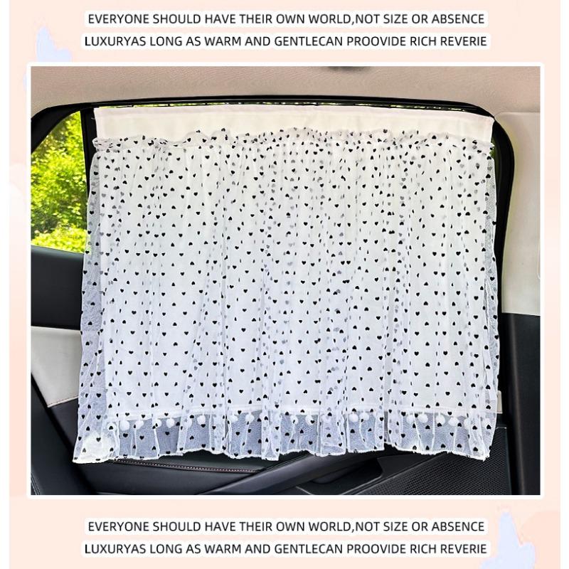 Creative Summer Children Sun Protection Embedded Car Side Window Privacy Sun Shade Curtain