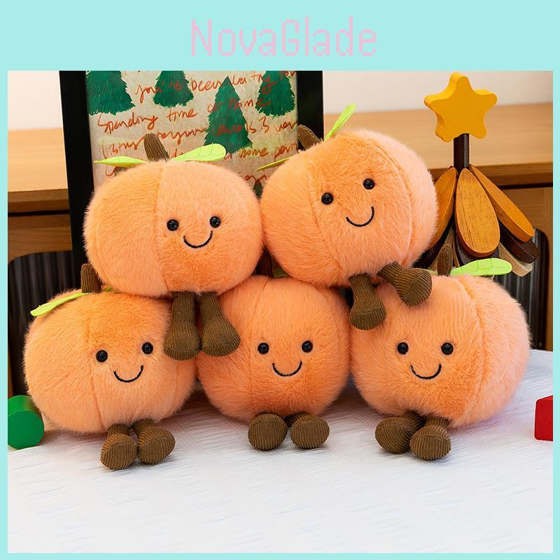 Peach Plush Toy Soft Stuffed Animal Kids Cartoon Character Gift For Children