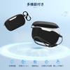 For WAVE BUDS 2 for Case Cover [NOUKAJU] Wireless Earphones Silicon Protective Case (With Carabiner + Strap Included) ) Fall Prevention Scratch