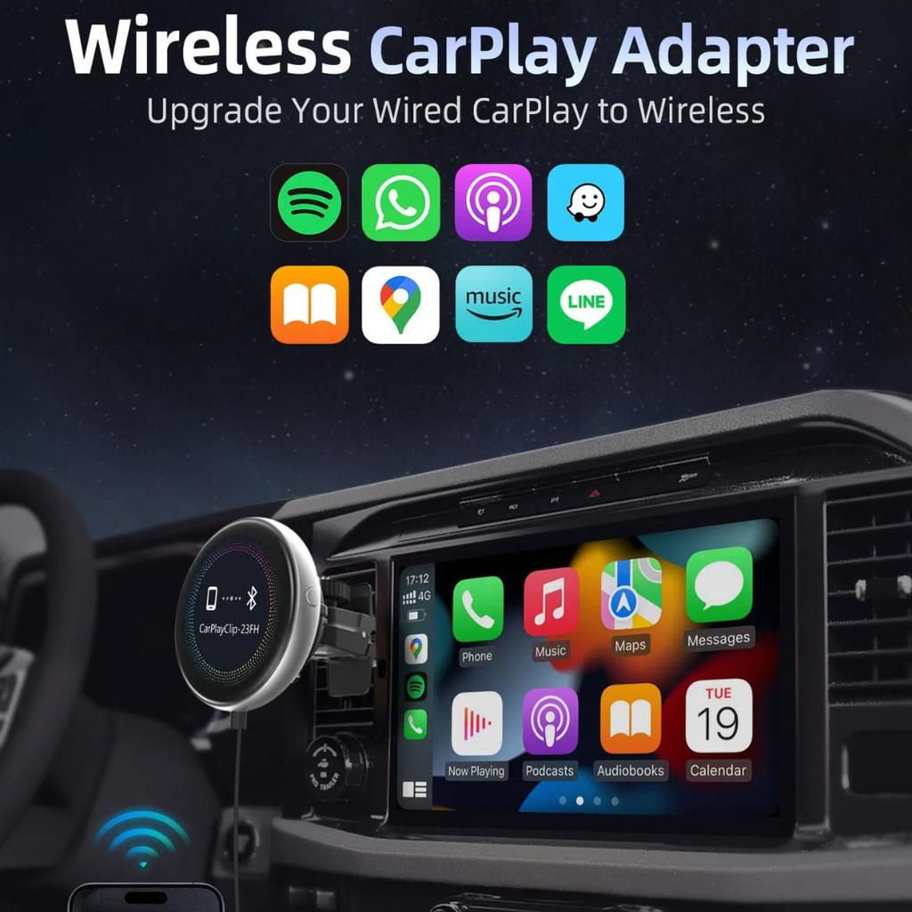 Wireless CarPlay Adapter Cars Wireless Dongle Convert Wired To Wireless CarPlay
