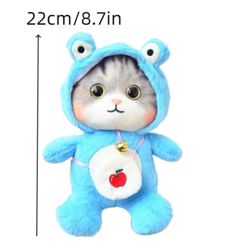 Cute Cat Plush Toy For Kids Soft And Cuddly, Perfect For Nap Time Cartoon Animal Stuffed Animal