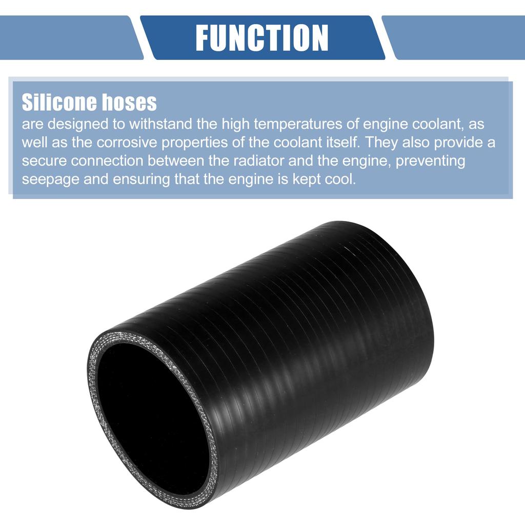 X AUTOHAUX Silicone Hose Silicone Hose Radiator Hose 1 Piece Inner Diameter 57mm/2.24" Length