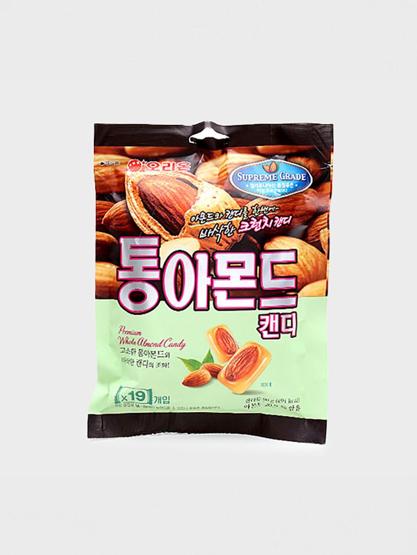 Orion Whole Almond Caramel Chews 90g 1ea