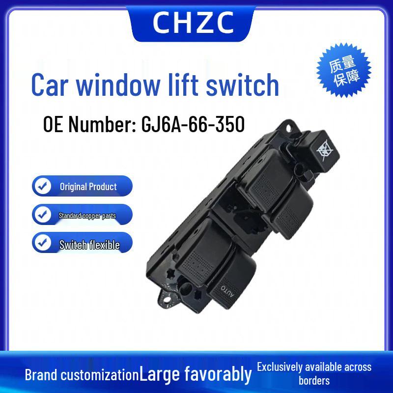 Electric Window Lifter Switch for New Mazda 6 & Besturn B50 (Part: GJ6A-66-350)