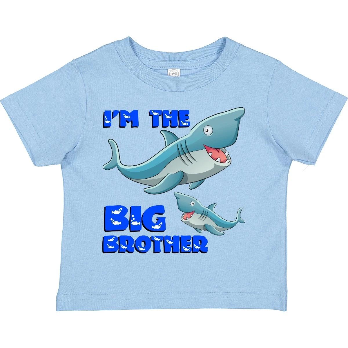 Inktastic I m The Big Brother Shark Toddler kids boys T-Shirt Child Preschooler Kid 100