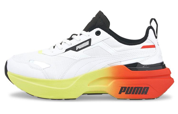 

PUMA Kosmo Rider Gradient White Fizzy Yellow Women s 384041-01 37