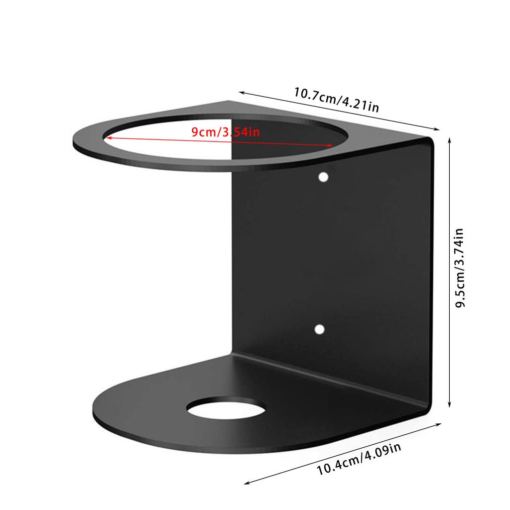 Wall Mount Spray Bottle Storage Rack Multi Purpose Iron Spray Can Rack Wall Organizer for Home and Garage Storage