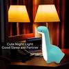 Dinosaur LED Night Lamp for Kids | Rechargeable Bedside Light with Touch Control & Adjustable Brightness | Cute Kawaii Desk Lamp for Bedroom
