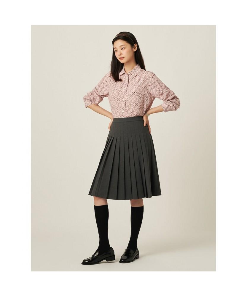 Binpolleidiseu Pleated Skirt Ash (Bf5927C514)