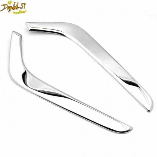 Front Fog Light Chrome Lower Cover Trim Chrome For Honda CR-V CRV 2017-19 New