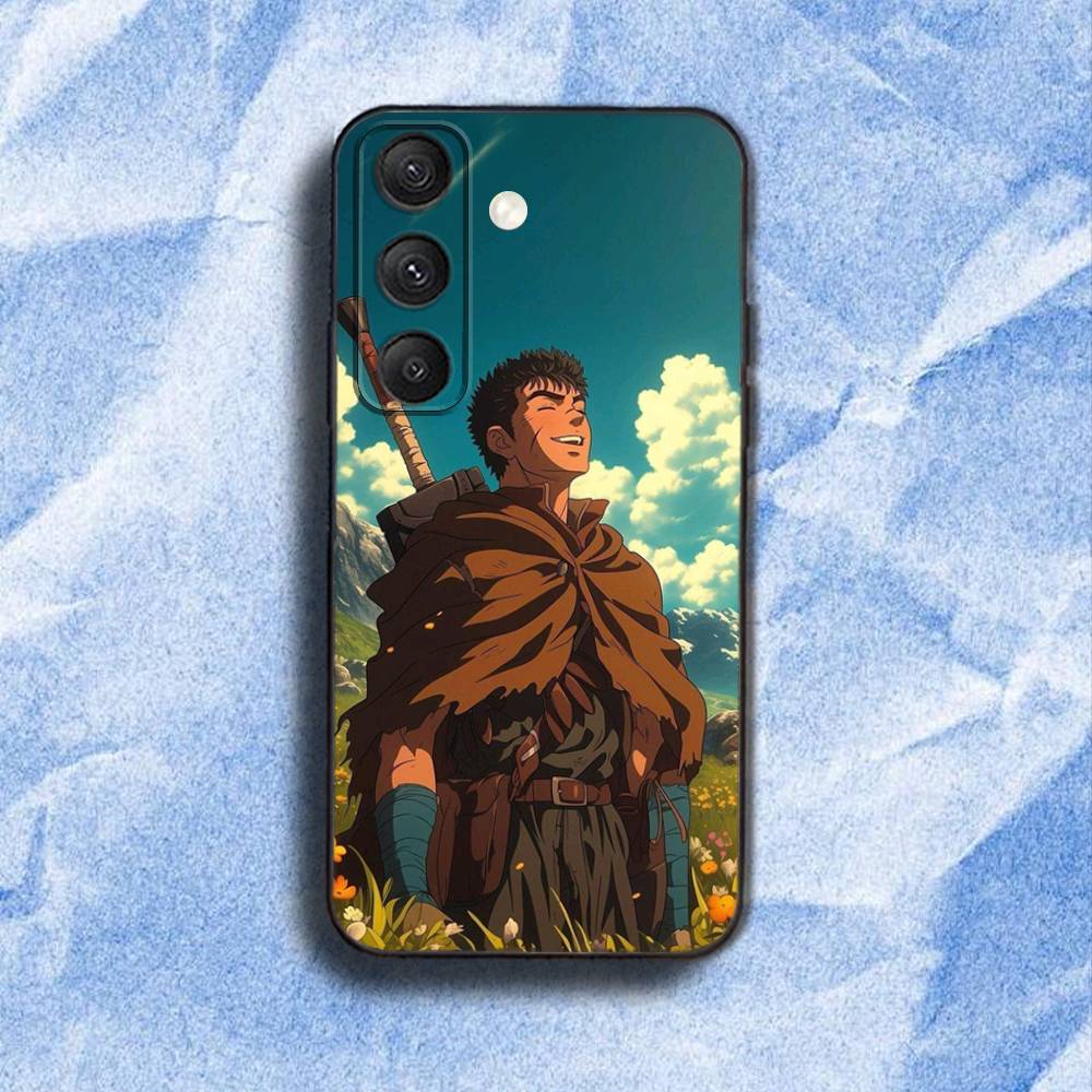 B-Berserk L-lockscreens-s Phone Case For Samsung S 25,24,23,22,30,21,10,9,Ultra,Plus,Lite,FE,4,5G Black Soft Case Samsung S30Ultra5G