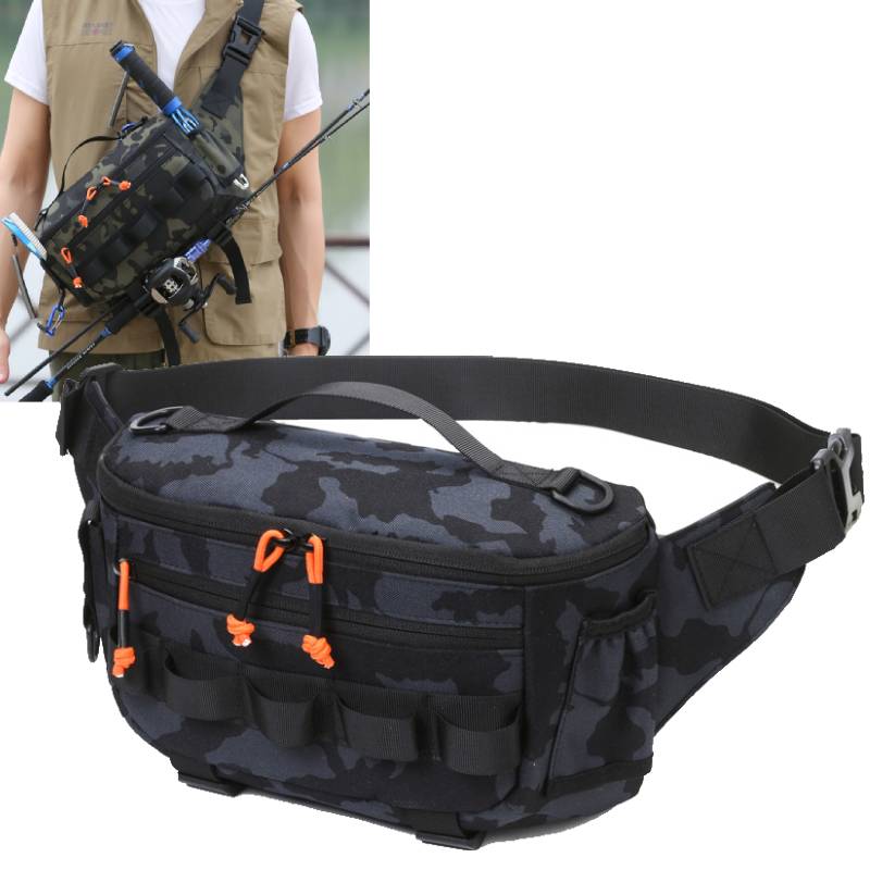 Fishing Chest Waist Bag Outdoor Travel Sports Fishing Lure Bags Hunting Camping Hiking Cycling Pack Molle Rig Pouch