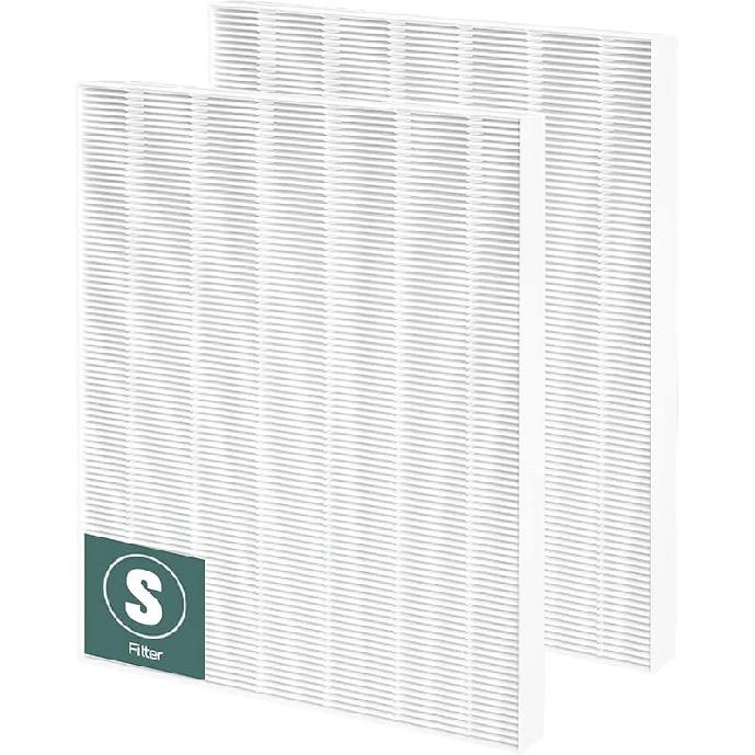 C545 True HEPA Replacement Filter S Compatible with Winix C545 Air Purifier Replacement for Winix S Filter 1712-0096-00 and 2522-0058-00, Funmit 2 X