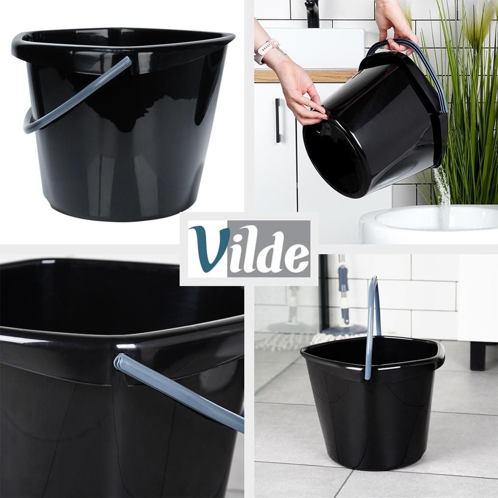 Plastic Bucket Household Bucket for Home Garden Cleaning 10L