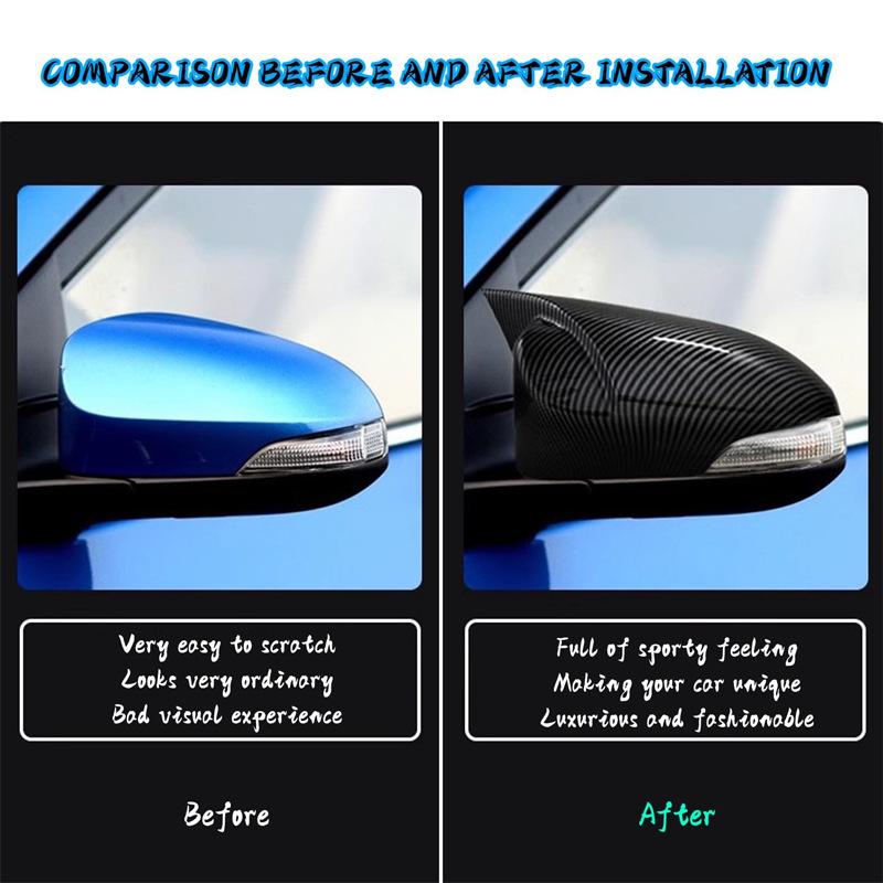 14-18 Corolla Camry Levin Rückspiegelabdeckung für modifiziertes Horn und Karosserie.