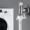 Brass 3-way Filling Angle Valve Wall Mount One Into Two Out Water Toilet Faucet Bidet Sprayer for Bathroom Accessories