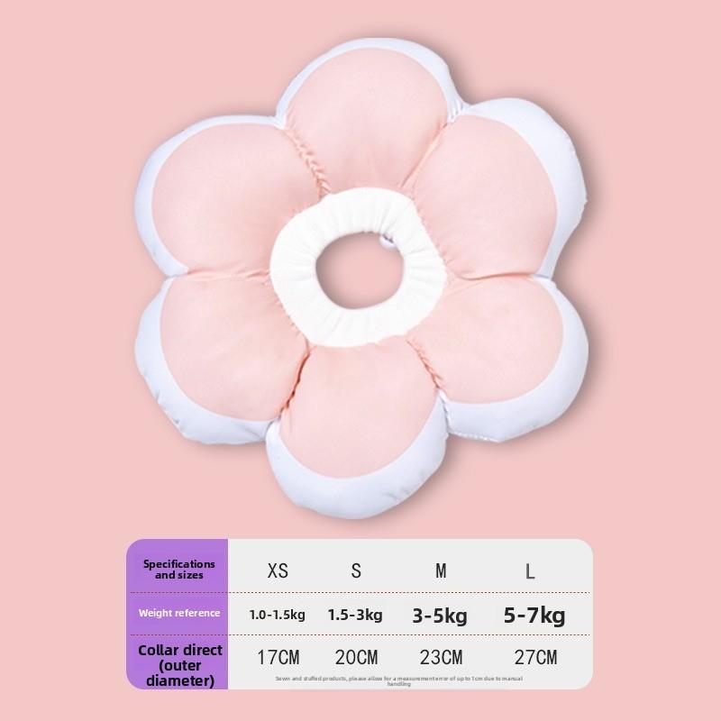 Cute Toast Shaped Soft Pet Elizabeth Collar Adjustable Anti Lick Anti Scratch Recovery Neck Cone for Cat Kitten Sterilization Wound Care
