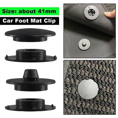 Universal Car Floor Mat Anti-Skid Fixer Grips Double Layer Fixed Clips Set Arpet Fixing Clamps Buckle Fixer Car Accessories