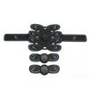 2 Pairs Bikes Pedal Straps Nylon Adjustable Metal Toe Clip 50cm Length Bicycle Pedal Toe Straps