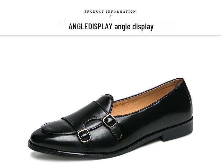 Men's Retro Burnished Loafers: British Style Business Casual Leather Driving Shoes for Spring/Autumn